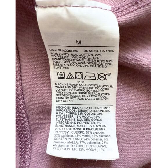 OLD NAVY Mauve Pink One Shoulder Powerchill Athletic Jumpsuit Women Medium NWOT - Picture 8 of 15